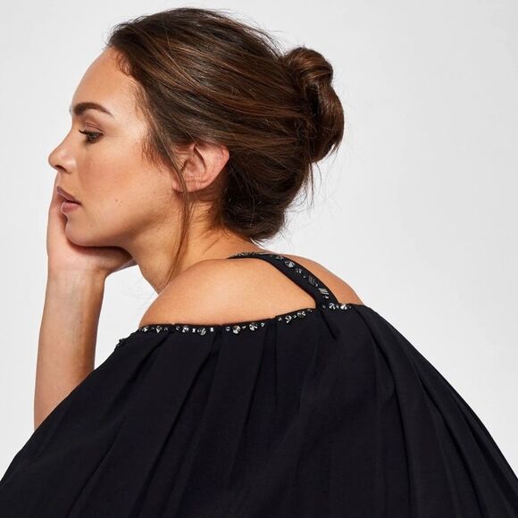 TED BAKER Cocktail Dress Meltea Sparkly Tiered Dress • NEW WITH TAGS • - Picture 5 of 11